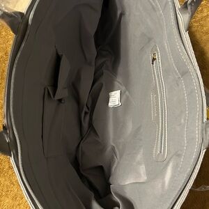 Grey quilted large tote. NWT